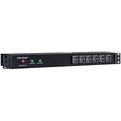 CyberPower RKBS15S6F12R Rackmount surge protector, 15-Amp, 3600 Joules, 18 NEMA 5-15R outlets CyberPower RKBS15S6F12R Rackmount surge protector, 15-Amp, 3600 Joules, 18 NEMA 5-15R outlets